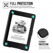 Tech-Protect Smartcase - кожен кейс за Amazon Kindle Paperwhite (2012-2016) (черен) 1