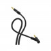Dudao L11 Angled Aux Audio Cable - качествен 3.5 мм. аудио кабел (100 см) (черен) 9