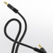 Dudao L11 Angled Aux Audio Cable - качествен 3.5 мм. аудио кабел (100 см) (черен) 8