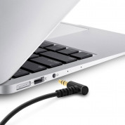 Dudao L11 Angled Aux Audio Cable - качествен 3.5 мм. аудио кабел (100 см) (черен) 5