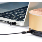 Dudao L11 Angled Aux Audio Cable - качествен 3.5 мм. аудио кабел (100 см) (черен) 4