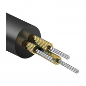 Dudao L11 Angled Aux Audio Cable - качествен 3.5 мм. аудио кабел (100 см) (черен) 1
