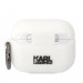 Karl Lagerfeld AirPods Pro 3D Logo NFT Choupette Head Silicone Case - силиконов калъф с карабинер за Apple AirPods Pro (бял) 2