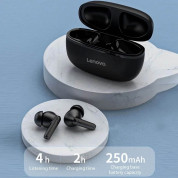 Lenovo HT05 TWS Earphones - безжични блутут слушалки със зареждащ кейс (черен) 4