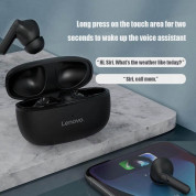 Lenovo HT05 TWS Earphones - безжични блутут слушалки със зареждащ кейс (черен) 3