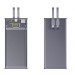 4smarts Power Bank Lucid Dual Cord 10000 mAh 22.5W - външна батерия с вградени USB-C и Lightning кабели, USB-A и USB-C изходи с технология за бързо зареждане (сив) 4