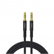 Joyroom Stereo Audio Aux Cable - качествен 3.5 мм. аудио кабел (150 см) (черен)