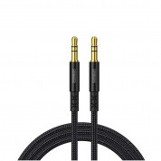Joyroom Stereo Audio Aux Cable - качествен 3.5 мм. аудио кабел (100 см) (черен)