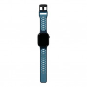 Urban Armor Gear Civilian New Strap - изключително здрава силиконова каишка за Apple Watch 42мм, 44мм, 45мм, Ultra 49мм (син) 6