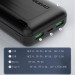 Dudao K12PQPlus Power Bank 20000mAh 20W PD - външна батерия с два USB-A и един USB-C изходи и технология за бързо зареждане (черен) 4