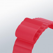 Dux Ducis Silicone Magnetic Strap (Chain Version) - магнитна силиконова каишка за Apple Watch 42мм, 44мм, 45мм, Ultra 49мм (червен) 6