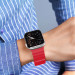 Dux Ducis Silicone Magnetic Strap (Chain Version) - магнитна силиконова каишка за Apple Watch 42мм, 44мм, 45мм, Ultra 49мм (червен) 4