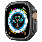 Spigen Thin Fit Case - качествен твърд кейс за Apple Watch Ultra 49мм (черен) 2