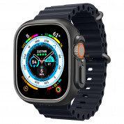 Spigen Thin Fit Case - качествен твърд кейс за Apple Watch Ultra 49мм (черен) 3