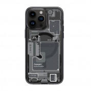 Spigen Ultra Hybrid Zero One MagSafe Case - хибриден кейс с висока степен на защита с MagSafe за iPhone 14 Pro (черен)  2
