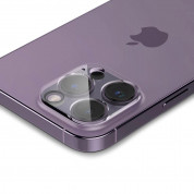 Spigen Optik Lens Protector - комплект 2 броя предпазни стъклени протектора за камерата на iPhone 14 Pro, iPhone 14 Pro Max (прозрачен) 5