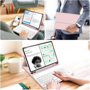 Tech-Protect SC Pen Case and Bluetooth Keyboard - кожен калъф и безжична блутут клавиатура за iPad Pro 11 M2 (2022), iPad Pro 11 M1 (2021), iPad Pro 11 (2020) (розов) 4