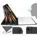 Tech-Protect SC Pen Case and Bluetooth Keyboard - кожен калъф и безжична блутут клавиатура за iPad Pro 11 M2 (2022), iPad Pro 11 M1 (2021), iPad Pro 11 (2020) (черен) 3