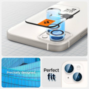 Spigen Optik Pro tR Ez Fit Lens Protector - 2 комплекта предпазни стъклени лещи за камерата на iPhone 14, iPhone 14 Plus (светлозлатист) 9