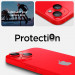 Spigen Optik Pro tR Ez Fit Lens Protector 2 Pack - 2 комплекта предпазни стъклени лещи за камерата на iPhone 14, iPhone 14 Plus (червен) 11