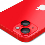 Spigen Optik Pro tR Ez Fit Lens Protector 2 Pack for iPhone 14, iPhone 14 Plus (red)  3
