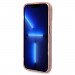 Guess Translucent MagSafe Case - хибриден удароустойчив кейс с MagSafe за iPhone 14 Pro Max (розов-прозрачен) 4