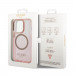 Guess Translucent MagSafe Case - хибриден удароустойчив кейс с MagSafe за iPhone 14 Pro Max (розов-прозрачен) 6
