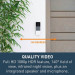 Netatmo Smart Video Doorbell FullHD 1080p - безжичен видеозвънец (черен) 7