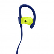 Beats Powerbeats 3 Pop Collection Wireless Earphones - спортни безжични слушалки с микрофон и управление на звука за iPhone, iPod и iPad (син-жълт) (разопакован продукт) 4