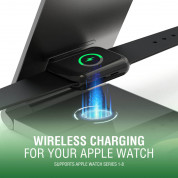 4smarts Wireless Charger UltiMag TrioFold Lucid 15W - тройна поставка (пад) за безжично зареждане за iPhone с Magsafe, Apple Watch и AirPods (черен) 6