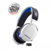 SteelSeries Arctis 7P+ Wireless Gaming Headset - уникални безжични гейминг слушалки с микрофон (бял) 1