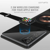 4smarts Wireless Charger UltiMag Lucid Triplefold 15W - тройна поставка (пад) за безжично зареждане за iPhone с Magsafe, Apple Watch и AirPods (черен) 6