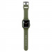 Spigen Liquid Air Pro Case - удароустойчив TPU кейс с вградена каишка за Apple Watch 45мм (зелен) 4