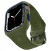 Spigen Liquid Air Pro Case - удароустойчив TPU кейс с вградена каишка за Apple Watch 45мм (зелен) 9