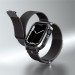 Spigen Metal Fit Pro - удароустойчив хибриден кейс със стоманена каишка за Apple Watch 8 45мм, Apple Watch 7 45мм (тъмносив)  12