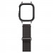 Spigen Metal Fit Pro - удароустойчив хибриден кейс със стоманена каишка за Apple Watch 8 45мм, Apple Watch 7 45мм (тъмносив)  10