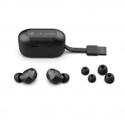 JLAB GO Air Pop True Wireless TWS Earbuds - безжични блутут слушалки със зареждащ кейс за мобилни устройства (черен) 6