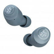 JLAB GO Air Pop True Wireless TWS Earbuds - безжични блутут слушалки със зареждащ кейс за мобилни устройства (сив) 1