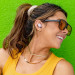 JLAB GO Air Pop True Wireless TWS Earbuds - безжични блутут слушалки със зареждащ кейс за мобилни устройства (лилав) 5