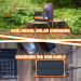 4smarts Solar Rugged Power Bank Prepper 12000mAh - соларна удароустойчива външна батерия с 2xUSB-A изхода, динамо и фенер (черен)  6