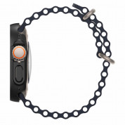 Spigen Thin Fit 360 Case - качествен твърд кейс с вграден стъклен протектор за дисплея на Apple Watch Ultra 49мм (черен) 7
