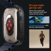 Spigen Thin Fit 360 Case - качествен твърд кейс с вграден стъклен протектор за дисплея на Apple Watch Ultra 49мм (черен) 15