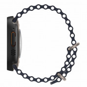 Spigen Thin Fit 360 Case - качествен твърд кейс с вграден стъклен протектор за дисплея на Apple Watch Ultra 49мм (черен) 6