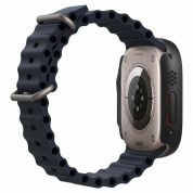 Spigen Thin Fit 360 Case - качествен твърд кейс с вграден стъклен протектор за дисплея на Apple Watch Ultra 49мм (черен) 10