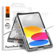 Spigen Paper Touch Pro Screen Protector - качествено защитно покритие (подходящо за рисуване) за дисплея на iPad 10 (2022)