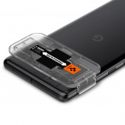 Spigen Optik Lens Protector - комплект 2 броя предпазни стъклени протектора за камерата на Google Pixel 7 Pro (черен) 1