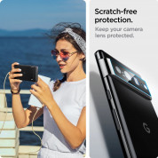 Spigen Optik Lens Protector - комплект 2 броя предпазни стъклени протектора за камерата на Google Pixel 7 Pro (черен) 6