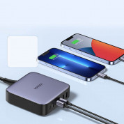 Ugreen GaN Travel Fast Wall Charger 200W - захранване за ел. мрежа за лаптопи, смартфони и таблети с 4xUSB-C и 2xUSB-A изходи с технология за бързо зареждане (тъмносив) 5