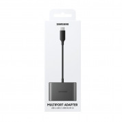 Samsung USB-C Multiport Adapter - USB-C хъб за свързване от USB-C към HDMI 4K, USB-C, USB-A (тъмносив) 2