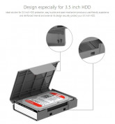 Orico Hard Disk Protection Box 3.5 (PHP35-V1-GY) - предпазна кутия за 3.5 инча хард дискове (сив) 6